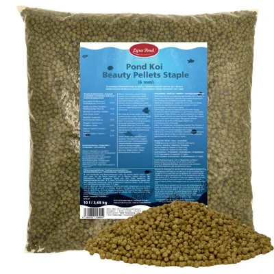 Produktbild von 10 Liter (3,68 kg) Lyra Pond® Pond Koi Beauty Pellets Staple Fischfutter Teichfutter