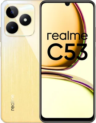 Produktbild von realme C 53 17,1 cm (6.74") Hybride Dual-SIM Android 13 4G USB Typ-C 8 GB 256 GB 5000 mAh Gold