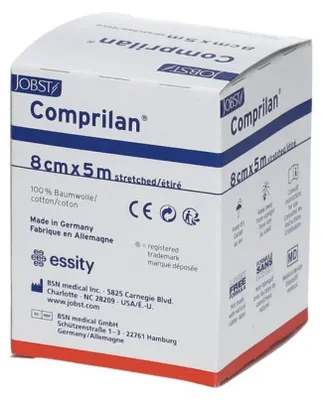 Productafbeelding van BSN medical Comprilan, katoen, beige, 1 stuk, 5000 mm, 80 mm