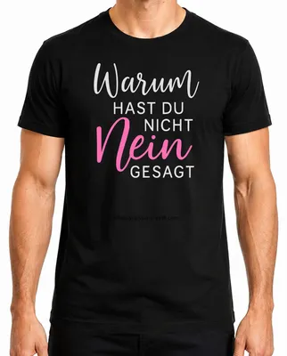 Immagine prodotto di Perché non hai detto no divertente regalo sarcastico JGA t-shirt da uomo, nero, XXL