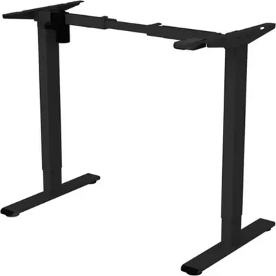 Zdjęcie produktu dla Stół z regulacją wysokości EF1B-EUFS, udźwig 80 kg, bez blatu, czarny