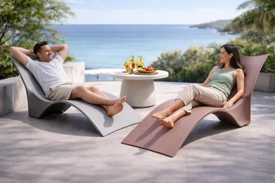 Produktbild von Moderne Gartenliege, ergonomisch geformt wetterfest und ideal zum Entspannen