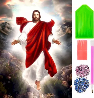 Zdjęcie produktu dla Diamentowa Mozaika Jezus Chrystus