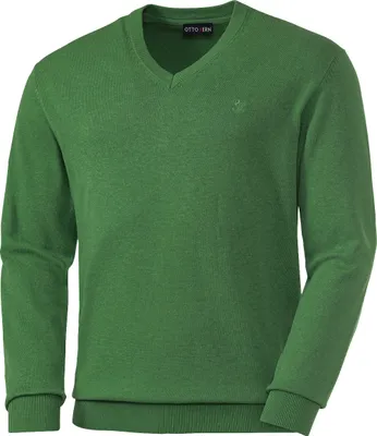 Produktbild von Otto Kern Herren Pullover mit V-Ausschnitt, natürlich atmungsaktiv