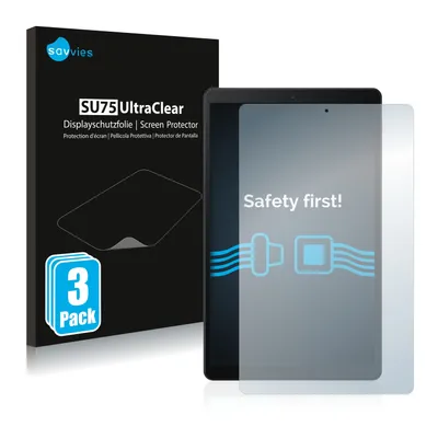 Produktbild von 3x Für Samsung Galaxy Tab A 10.1 LTE 2019 Schutzfolie Savvies Displayschutz Display Schutz Folie Klar Transparent