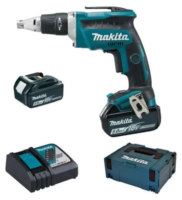 Image de Visseuse à Placo sans fil MAKITA DFS452RTJ 18 V LXT (2 X 5,0 Ah)
