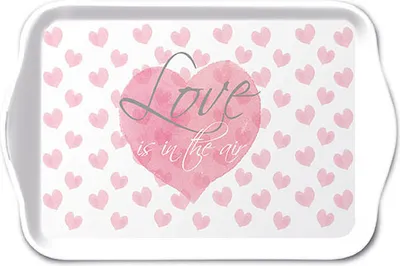 Produktbild von Tray Melamine – Tablett – 13 x 21 cm - Love Letters – Liebesbriefe