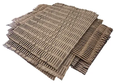 Produktbild von 1x Füllmaterial Polstermatten aus Wellpappe und Kartonage Shreddermaterial 15kg