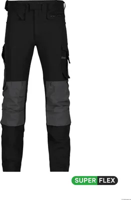 Produktbild von Dassy Stretch-Arbeitshose Impax 201038 PACOSPA30 Gr. 56-STANDARD schwarz/anthrazitgrau