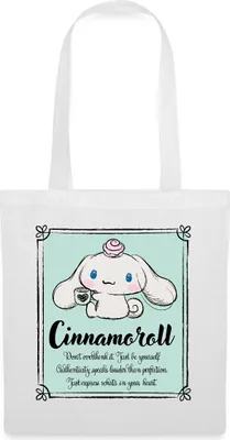 Produktbild von Spreadshirt Cinnamoroll Just Be Yourself Stoffbeutel, One size, Weiß