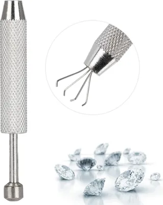 Obrázek produktu pro Pinzeta, pinzeta na šperky, Bead Grabber, Gem Pinzeta, Gem Holder, Prong Holder, Prong Pick up, šperky nástroje