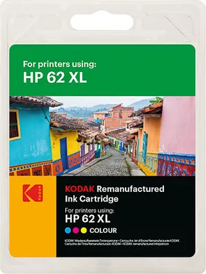Produktbild von Kodak 185H006231 kompatibel für HP 5644 C2P07AE 62XL Colour