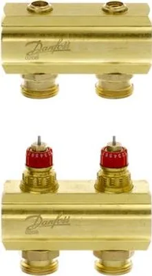 Produktbild von Danfoss FBH-Verteiler FHF 2 Kreise ohne Durchflussanzeige