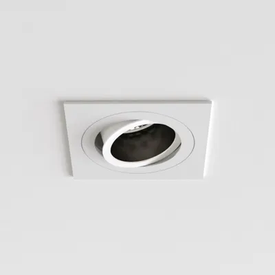 Produktbild von ASTRO Einbauleuchte Pinhole Slimline Square verstellbar feuerfest 6W GU10 weiß 1434004