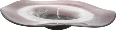 Produktbild von Gilde GlasArt Schale "Grano" magenta/weiß L=40,5 cm B= 40,5 cm H= 7,5 cm 39658