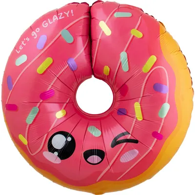 Produktbild von Shape Folienballon "Donut" | 60x59 cm
