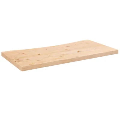 Produktbild von Schreibtischplatte 80x40x2,5 cm Massivholz Kiefer