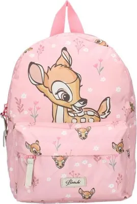 Produktbild von Kinderrucksack Disney Bambi, Rucksack Mädchen Kita Kindergarten, 2 Fächer Rosa