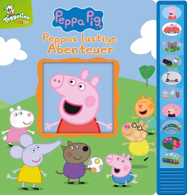 Produktbild von Peppa Pig - Peppas lustige Abenteuer - Vorlese-Pappbilderbuch mit 10 fröhlichen Geräuschen