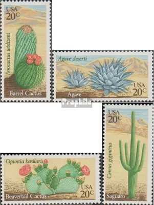 Produktbild von Briefmarken USA 1981 Mi 1517-1520 (kompl.Ausg.) postfrisch Wüstenpflanzen