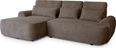 Produktbild von Robin Inspire Ecksofa Mit Schlaffunktion Bettkasten L Form Sofa Eckcouch Schlafcouch Freistehend Links Aldo Braun 266 x 160 x 87 cm
