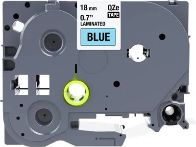 Produktbild von Brother-kompatibles TZE-541-Band - schwarz auf blau - 18 mm x 8 m - Schriftband