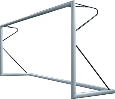 Obrázek produktu pro Fotbalová branka na 8 stran (5 m x 2 m) - přenosná - hliník 80 mm - černá