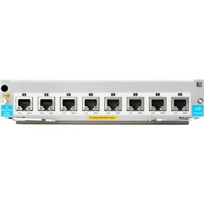 Produktbild von HPE Aruba Networking 8-port 1/2.5/5/10GBASE-T PoE+ MACsec v3 zl2 Module, Fast Ethernet (10/100), Power over Ethernet (PoE)