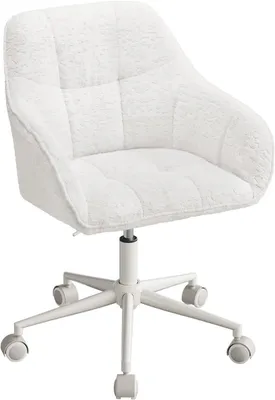Produktbild von WOLTU Homeoffice Stuhl, Schreibtischstuhl, Drehstuhl, Schminkstuhl, höhenverstellbar, mit Armlehnen