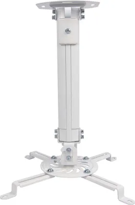 Immagine prodotto di Supporto a soffitto per proiettore, 380-580 mm - Supporto a soffitto bianco per audio/video DH58