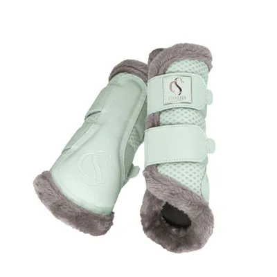 Produktbild von Eskadron Gamaschen " MESH FAUXFUR " Größe - L Farbe - powder green