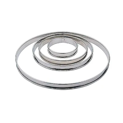 Immagine prodotto di Anello piatto Matfer Bourgeat in acciaio inox liscio 24 cm
