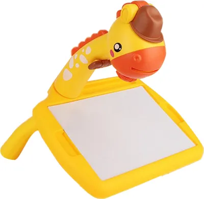 Produktbild von Zeichenbrett, Spielzeug, Projektion, löschbar, bunt, mit Musikbeleuchtung für Kinder, Giraffe, Gelb