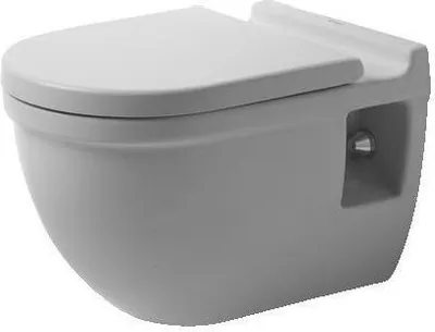 Produktbild von Duravit Wand-WC COMFORT STARCK 3 tief, 360 x 545 mm, Sitzhöhe +50 mm HygieneGlaze weiß