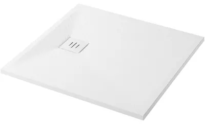 Obrázek produktu pro CERANO - Sprchová vanička čtvercová Pablo - SMC/minerální kompozit - strukturovaná bílá matná - 70x70x3 cm