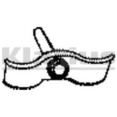 Produktbild von VEGAZ Auspuffhalter passend für MERCEDES-BENZ SL (R107) Auspuffanlage Montageteil MM-126