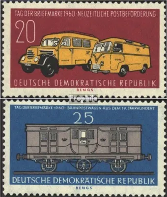 Produktbild von Briefmarken DDR 1960 Mi 789-790 (kompl.Ausgabe) gestempelt Tag der Briefmarke