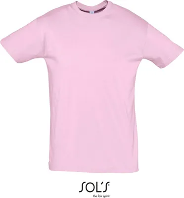 Image de SOLs 11380 | Regent 150 T-Shirt Hommes - Couleur : Medium Pink - Taille : L