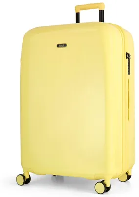 Produktbild von Koffer aus Kunststoff, Modell ROCK Gelato Lemon Ice L, Farbe: Gelb