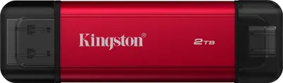 Produktbild von Kingston Technology 2TB Tragbare SSD mit Dual USB-A/C, bis zu 1050MB/s USB 3.2 Gen 2