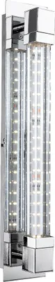 Produktbild von LED Wandlampe, chrom, Glas klar, H 42 cm