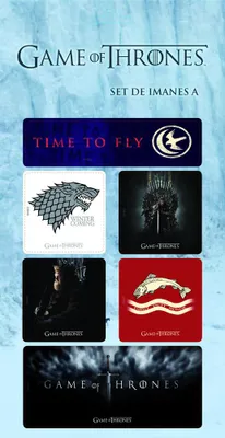 Produktbild von Game of Thrones Magnete Set A