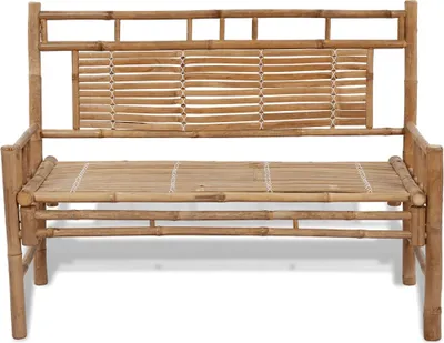 Produktbild von vidaXL Gartenbank 120 cm Bambus