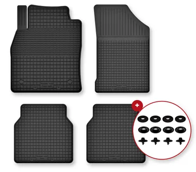 Immagine prodotto di Tappetini gomma vasca per Hyundai Bayon 2021- Set 4 pezzi con clip