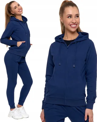 Produktbild von Damen-Sweatshirt mit Reißverschluss, glatt, Trainingsanzug mit Kapuze, klassisch, bequem, MORAJ S