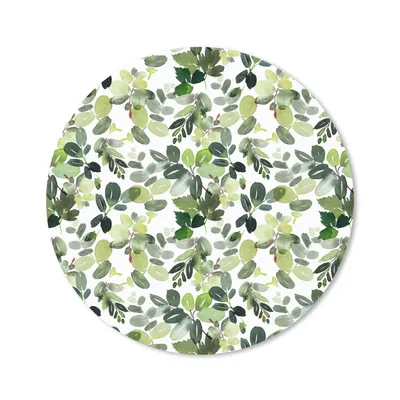 Produktbild von MuchoWow® Mauspad Mousepad Pflanzen - Aquarell - Grün 50x50 cm - Mousepads - Maus Mat - Pad - Mausunterlage - Vinyl
