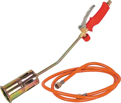Immagine prodotto di Bruciatore di preriscaldamento industriale Rothenberger RoMini Premium (030961E) + tubo flessibile da 2 metri, bruciatore ad alte prestazioni, 1060 °C
