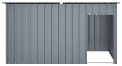 Obrázek produktu pro vidaXL Psí bouda se střechou antracit 196x91x110 cm Pozinkovaná ocel