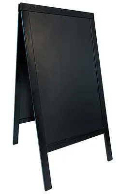 Obrázok produktu pre Securit Výstavná tabuľa WOODY SANDWICH 70x125 cm, čierna