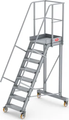 Produktbild von Altrex Podesttreppe fahrbar 60° 8 Stufen